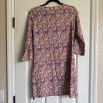 Cabana Life Orange and Blue Shift Dress Sun Protection size Small Photo 3