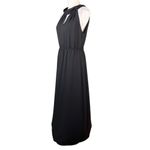 Ceremony by Joanna August Black Maxi Dress M Scarf Special Occasion Size M Photo 9