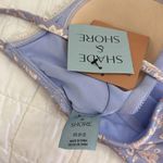 Shade & Shore  Floral lavender Lace one piece bathing suit XS Photo 5