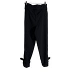 Ryegrass Black Paperbag Tie Waist Belted Trouser Pants Size 10 Photo 8
