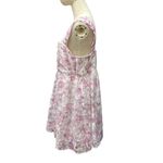 Arula Women’s X Sleeveless Pink Pleated Floral Babydoll Mini Dress Photo 1