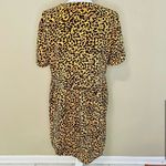 NWT L love leopard print shirt dress size m Gold Size M Photo 2