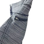 Lululemon  Run Top Speed Black/White Striped Cropped Leggings Size 6 Photo 1