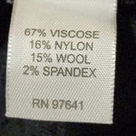 Vintage J. Jill Dress Pants Textured Jacquard Black Size 10P Petite Slacks Photo 7