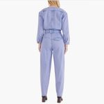 NWT ETICA Fatima Denim Utility Jumpsuit Color: Cyclone Violet Purple Size XS Photo 2