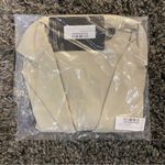 Pretty Little Thing  Stone Stretch Woven Lace Up Shirt, Size 2 Photo 6