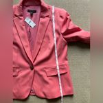 Ann Taylor Women’s Coral Pink One-Button Blazer Size 4 NWT Photo 2