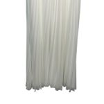 XScape  Embellished Goddess Pleated Sequin White Formal Gown Dress Size 14 NWT Photo 5