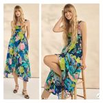 Anthropologie Sunny Midi Dress Size L Photo 1