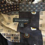 Banana Republic  Pleated Long Sleeve Midi Dress Patchwork Foulard Print Size XS Photo 4