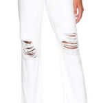 Rails NWT ‎ Atwater Blanche Distressed White Slouchy Straight Leg Jeans School 25 Photo 0