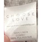 Generation Love Linen Gray Tank Top White Lace Trim Lightweight Women Size Small Photo 4