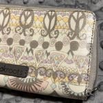 Sakroots  wristlet zip around wallet detachable strap several card slots change Photo 1