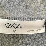 Korean crop flannel grey jacket size 4 made in Korea NWT Gray Photo 5