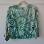 Philadelphia Eagles Reworked Tie Dye Long Sleeved Top Size Medium Vintage Green Photo 3