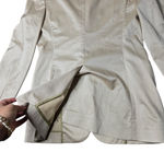 Stella McCartney  Single Button Ivory Silk Blend Blazer *Flaw* Size: 40 Photo 4