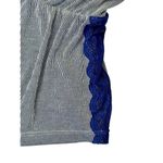 Cosabella Anthropologie Sweet Dreams Blue Lace Dot Sleep Mini Romper Playsuit SP Photo 5