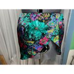 Panties paisley floral vintage 1980s teal purple pink Blue Photo 4