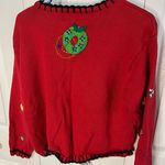 Designer Originals Vintage  Studio Christmas cardigan sweater size large Photo 6