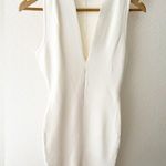 Alexander Wang White Cutout Knit Bodycon Mini Dress Size Small Photo 2