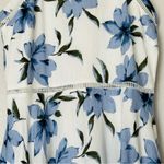 Lulus Lulu’s Zahara Blue and White Floral Print Sleeveless Midi Dress Size Small Photo 5