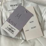 Maniju Elegant White Mini Dress Photo 7