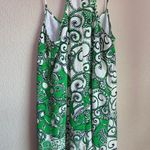 Lilly Pulitzer Dusk 100% Silk Slip Dress in Go Go Green Shape Up or Ship Out M Photo 8