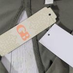 GB Olive Tie Front Cutout Mini Dress XS NWT | Long Sleeve Flowy Fit Photo 8