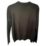 Karl Lagerfeld  Paris Petite Medium Beaded Heart Logo Sweater Top Black PM Photo 8