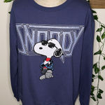 Peanuts Snoopy Rhinestone Crewneck Juniors NWOT Blue Size undefined Photo 0