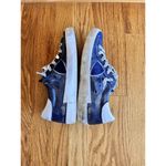 Philippe Model Paris Prsx Low Sneakers Blue Metallic Women's Size 38‎ Casual Photo 3