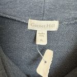 Garnet Hill  Sweatshirt Tunic Women's XL Cowl Neck 3/4 Sleeve Pullover Blue Cozy Photo 1