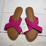Old Navy Bright Pink Cross Strap Sandals Size 9 NWT Photo 11