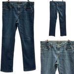 Eddie Bauer  Straight Leg Stretch Denim Mid Rise Womens 10 or 30 Waist Blue Jeans Photo 1