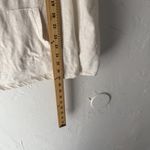 Ruff Hewn ‎ Shirt Womens Large White Short Sleeve Button V Neck Pocket Casual Top Photo 3