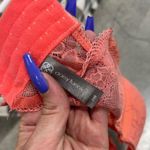 Daisy Fuentes 34B  neon orange bustier bra Photo 3