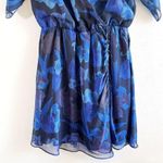 Ted Baker Dress Navy Floral Juleah Dress Sz S/4 (Sz 1) NWT V Neck Short Sleeves Photo 8