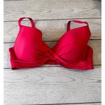 Red Cross Front Molded Underwire Bikini Top Sea Level size 12 Photo 1