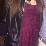 Aeropostale Lace Magenta Dress Photo 1