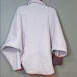 Free People NWOT  hit the slopes fleece shawl jacket pinky fuchsia size small Photo 4