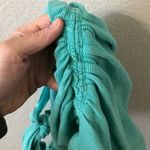 Free People  Boulevard Bow Tie Ruched Cotton Tank in Blue - Size Medium Photo 2