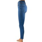 PacSun  Blue Skinny Leg Super High rise Raw Hem Ankle Denim Jeans Pants Size 25 Photo 1