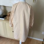 Tuckernuck  Tan Stone Blake Long Sleeve Button Down Minimalist Mini Dress Size Sm Photo 7