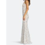 Dress the Population Dress‎ The Population Helen Floral Lace Sleeveless Surplice V-Neck Maxi Dress L Photo 1