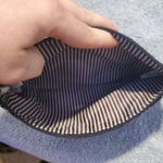 Thirty One Perfect Cents Wallet Mini Zipper Pouch Floral Paisley Black White Photo 2