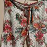 Becca by Rebecca Virtue Floral Crochet Lace Slit Wide Leg Swim Cover Size Small Photo 3