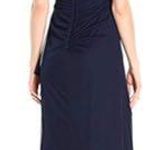 XScape Beaded Navy Dress Photo 1