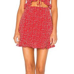 superdown Revolve  mercy polka dot dress red medium Photo 0