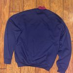 Festive blue Embroidered Snowman Crewneck Sweatshirt vintage holiday medium Photo 3