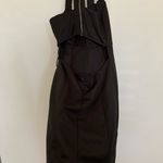 Tibi  Black/Gold Metallic Sequin Front Dress, Size‎ Medium Photo 4